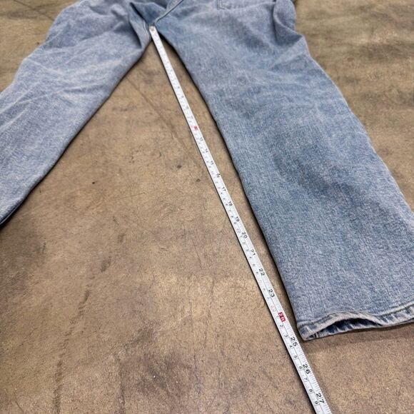 Express super high rise distressed ripped mom jean - Picture 4 of 6